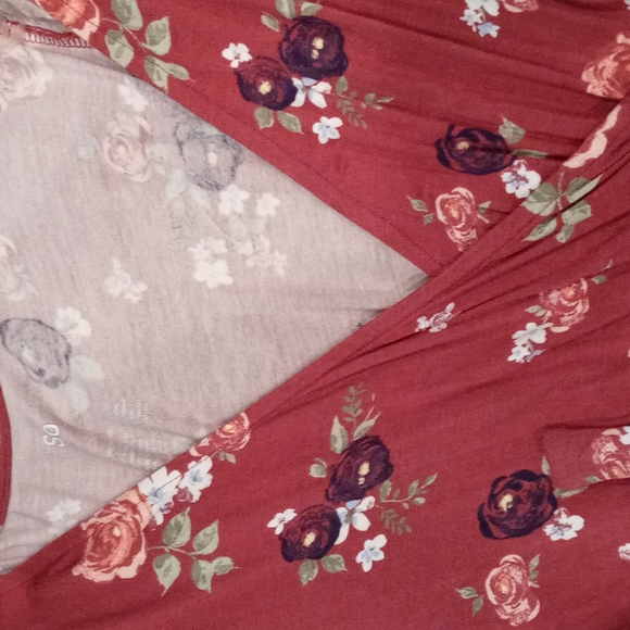 Summer floral high low wrap dress - Picture 8 of 10